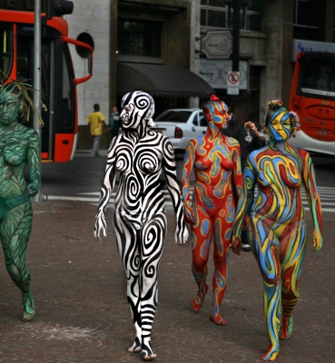 Performance Urbana Corpos Pintados (2005) 06