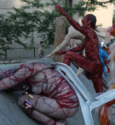 Performance Urbana Segunda Pele – Hemispheric Institute Enconter (2013) 04