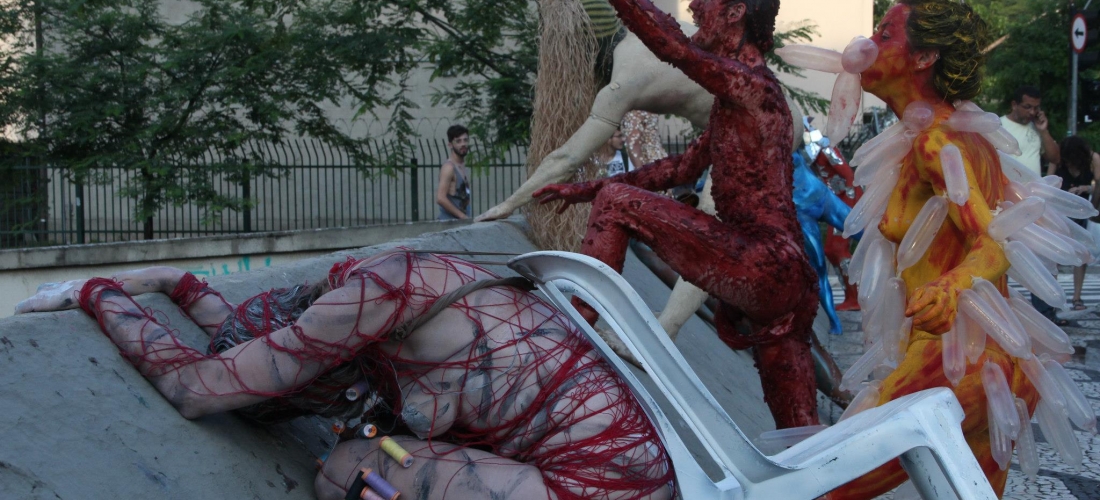 Performance Urbana Segunda Pele – Hemispheric Institute Enconter (2013) 04